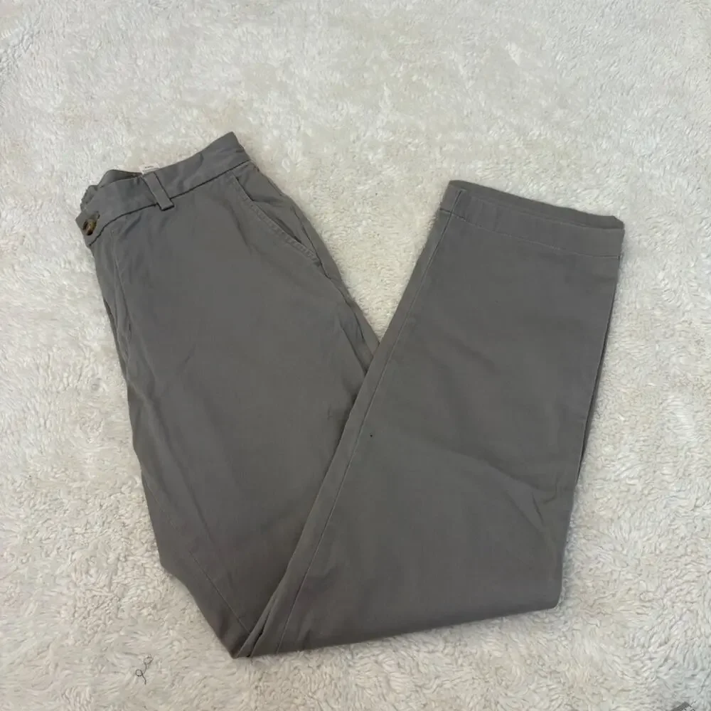 Vineyard Vines Mens 32x32 Gray Cotton Chinos Preppy Country Club College School